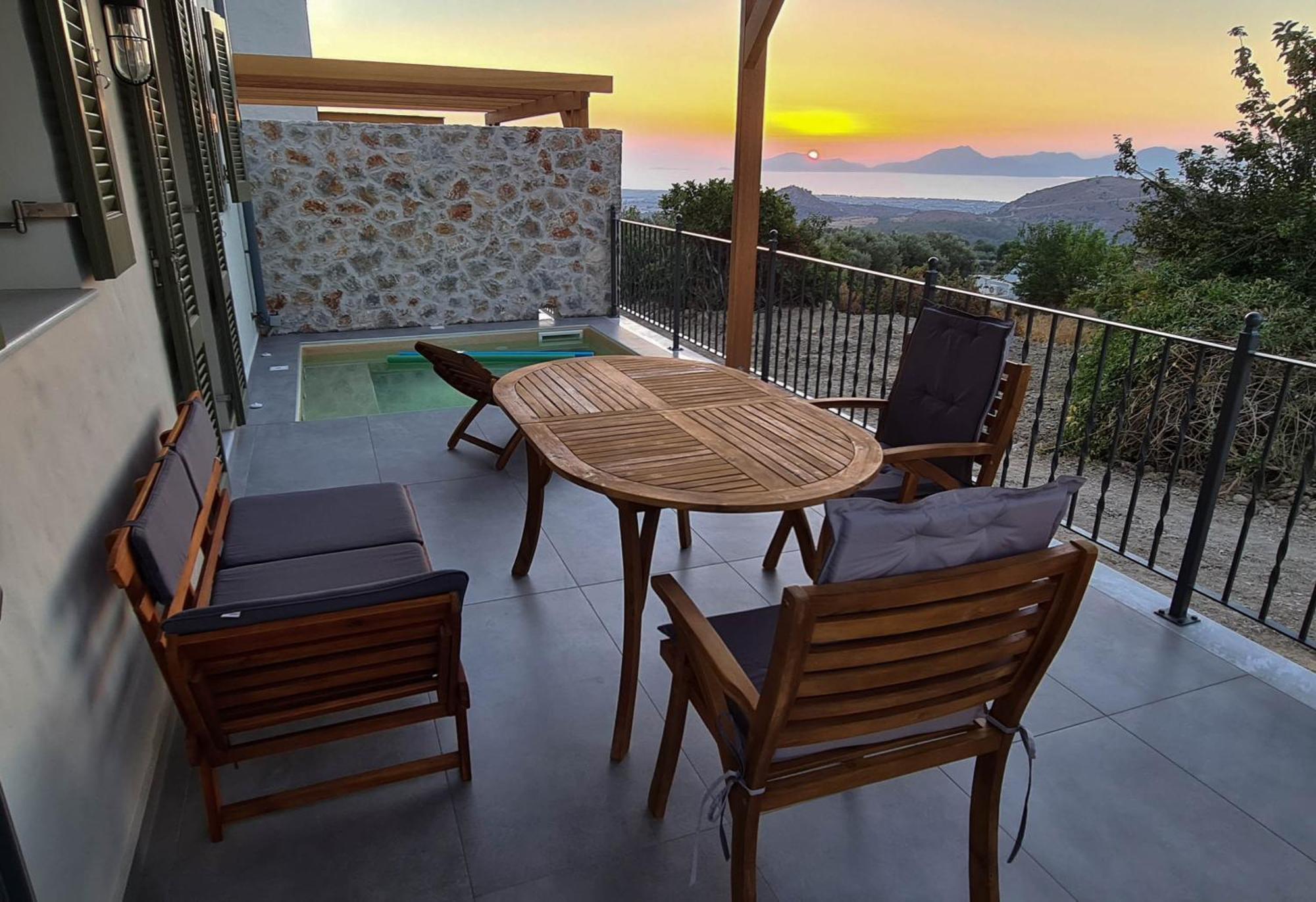 Villa Rosa - Luxury Villas With Panoramic Views Lagoudi Zia Buitenkant foto