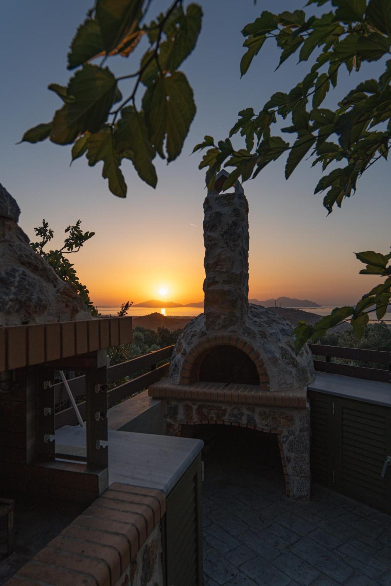 Villa Rosa - Luxury Villas With Panoramic Views Lagoudi Zia Buitenkant foto
