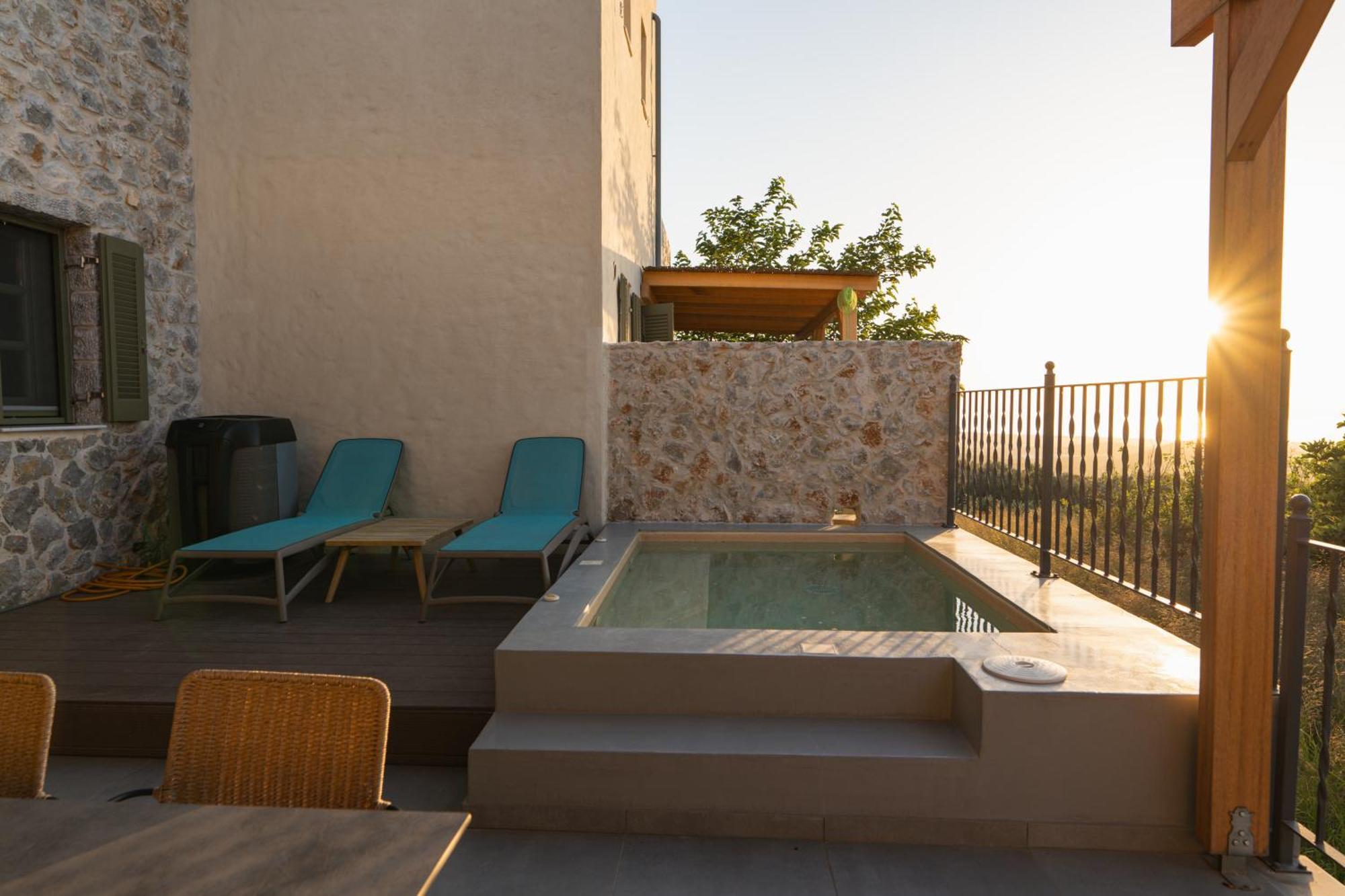 Villa Rosa - Luxury Villas With Panoramic Views Lagoudi Zia Buitenkant foto