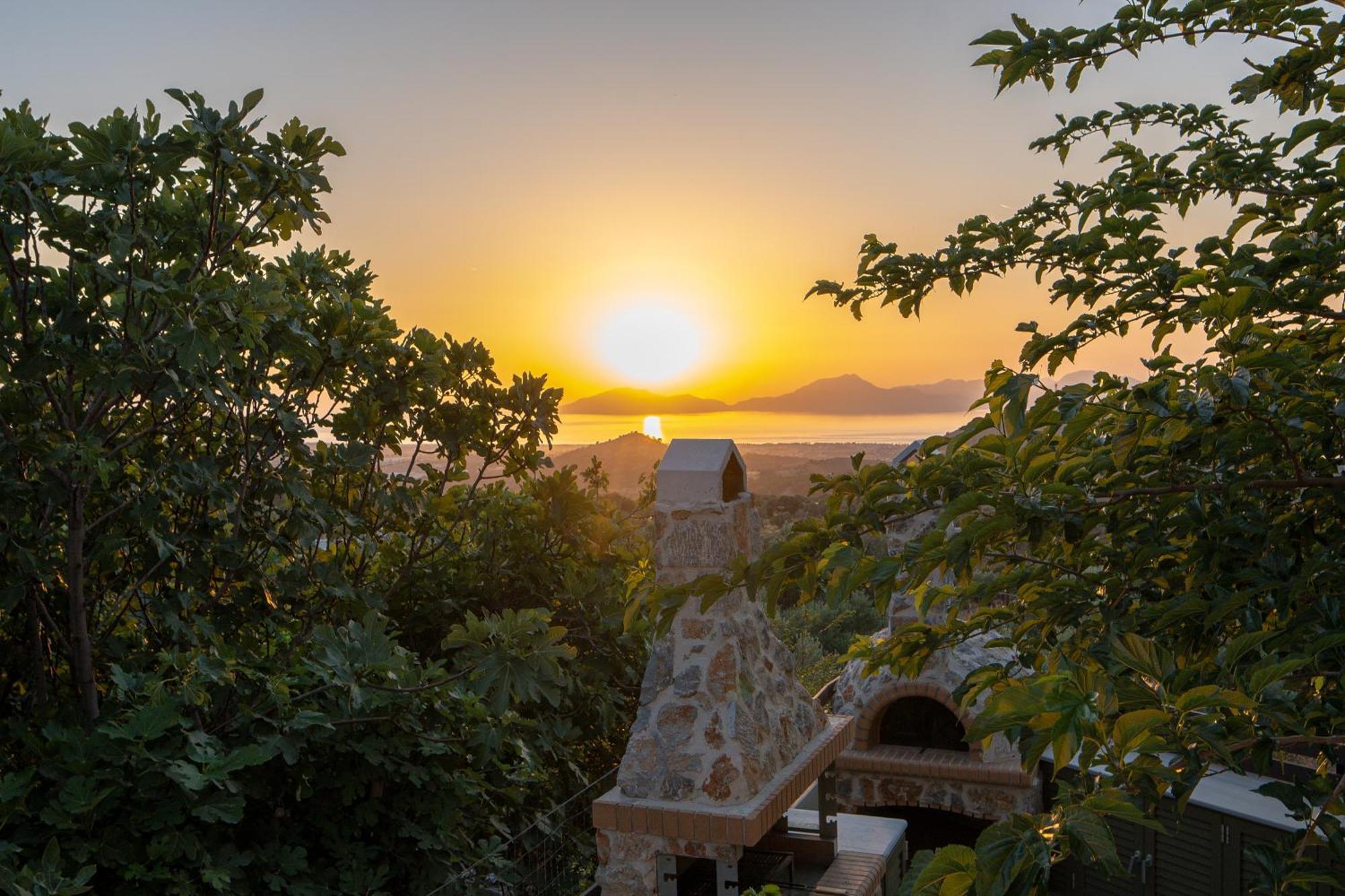 Villa Rosa - Luxury Villas With Panoramic Views Lagoudi Zia Buitenkant foto