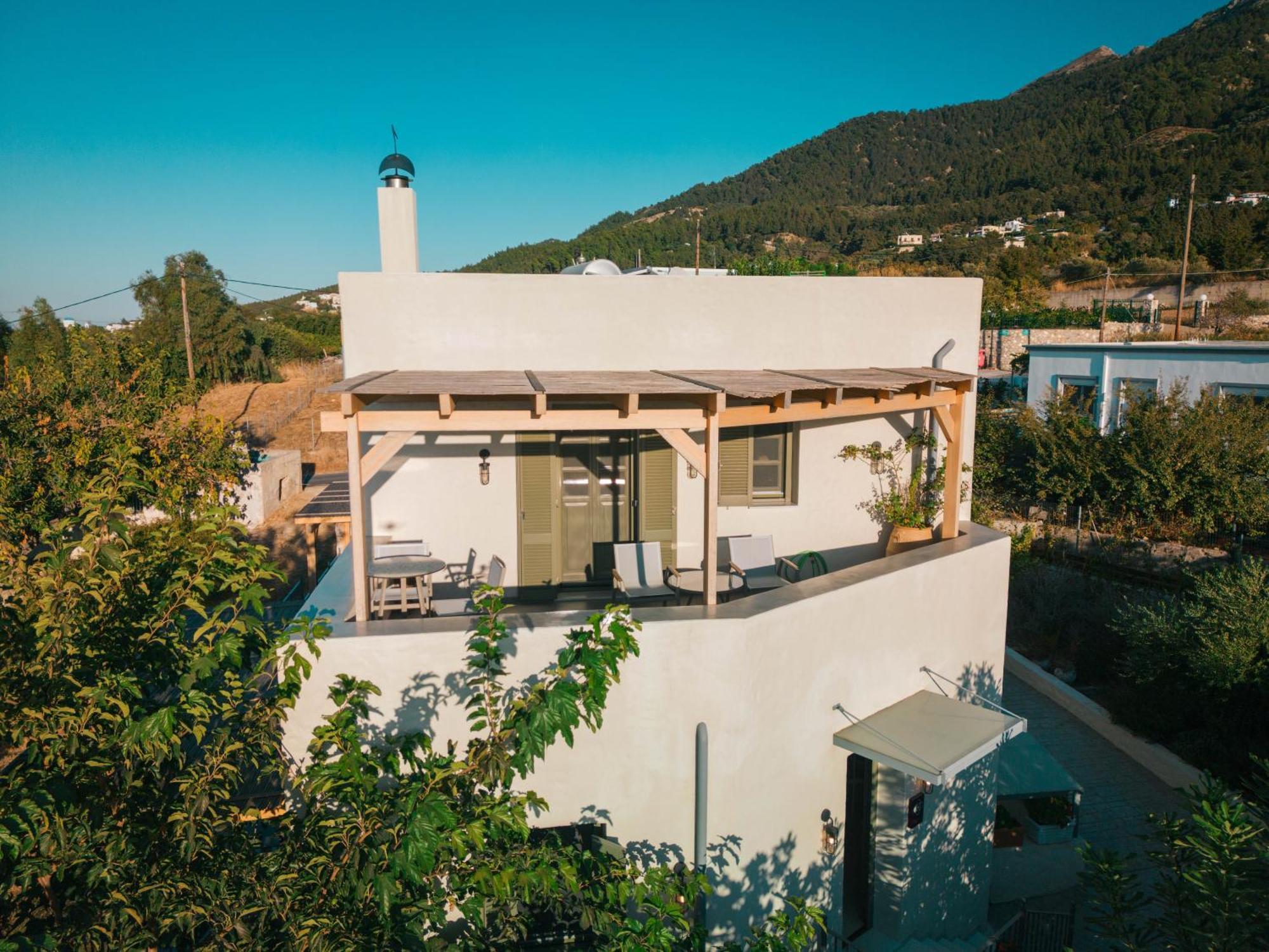 Villa Rosa - Luxury Villas With Panoramic Views Lagoudi Zia Buitenkant foto