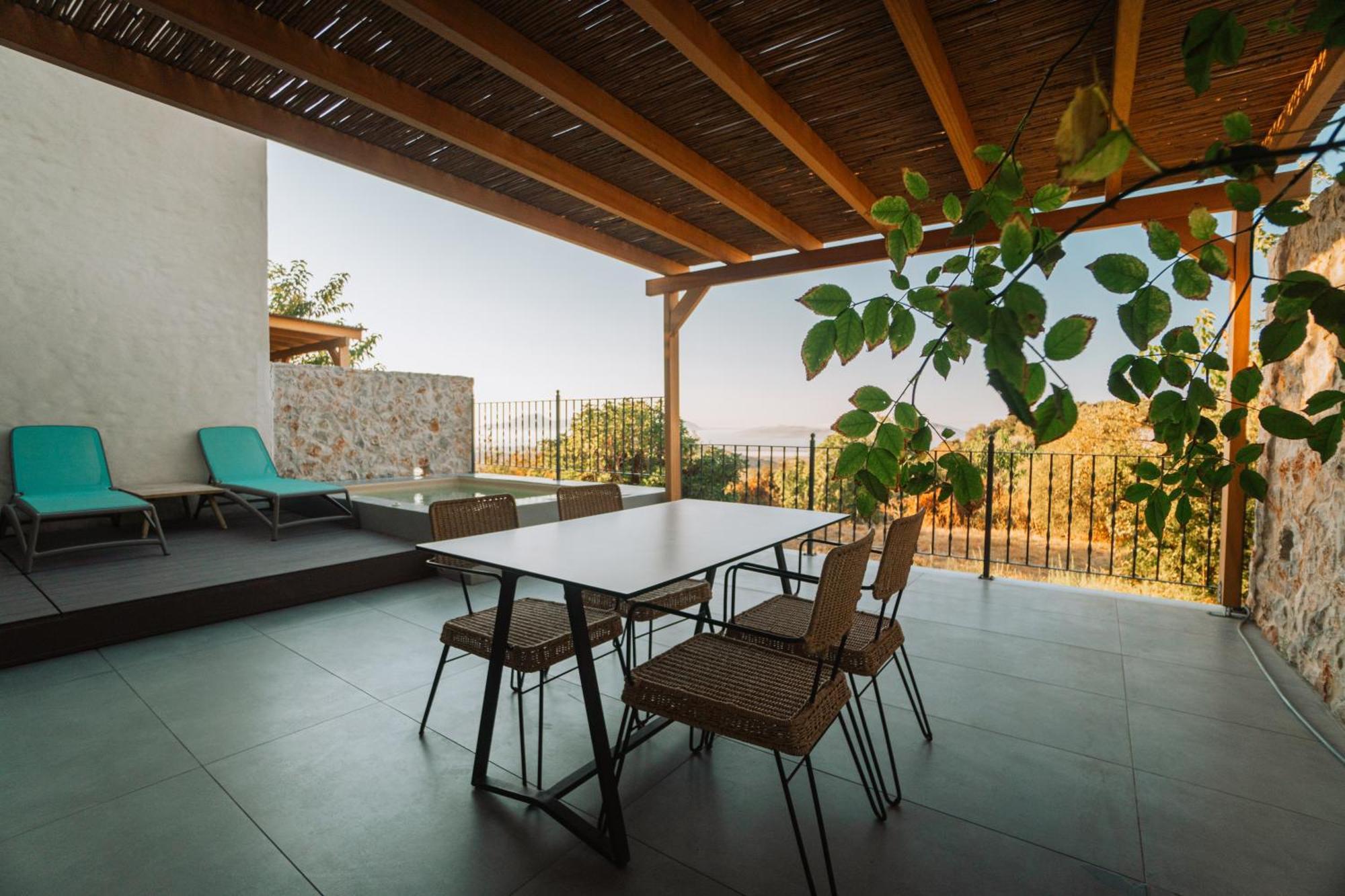 Villa Rosa - Luxury Villas With Panoramic Views Lagoudi Zia Buitenkant foto