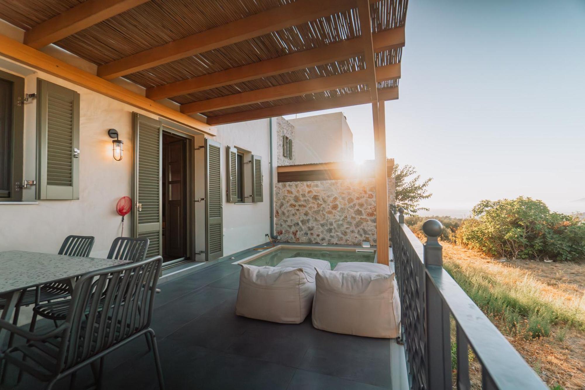Villa Rosa - Luxury Villas With Panoramic Views Lagoudi Zia Buitenkant foto