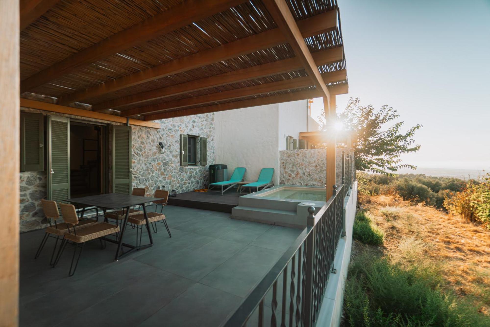 Villa Rosa - Luxury Villas With Panoramic Views Lagoudi Zia Buitenkant foto