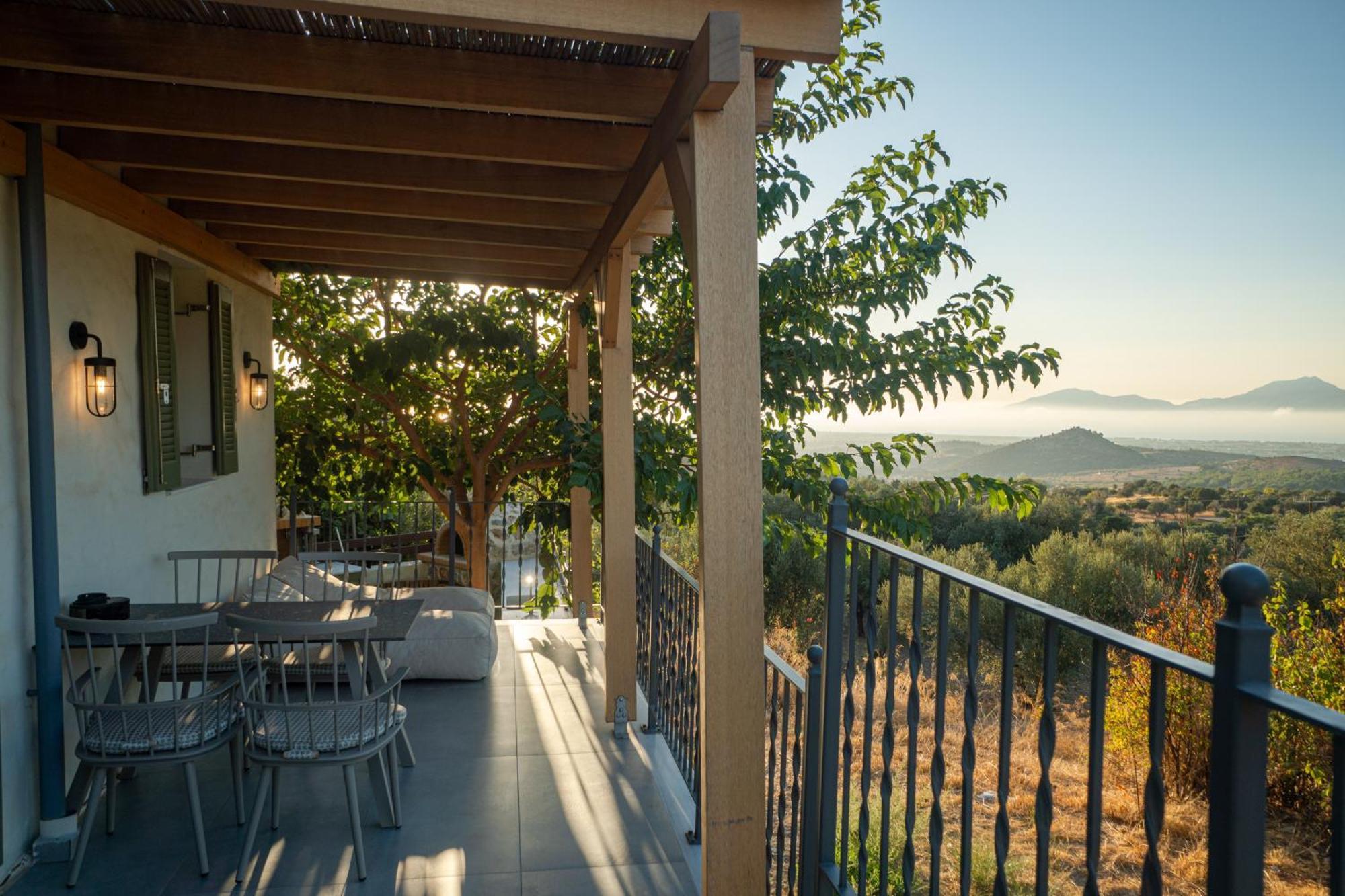 Villa Rosa - Luxury Villas With Panoramic Views Lagoudi Zia Buitenkant foto