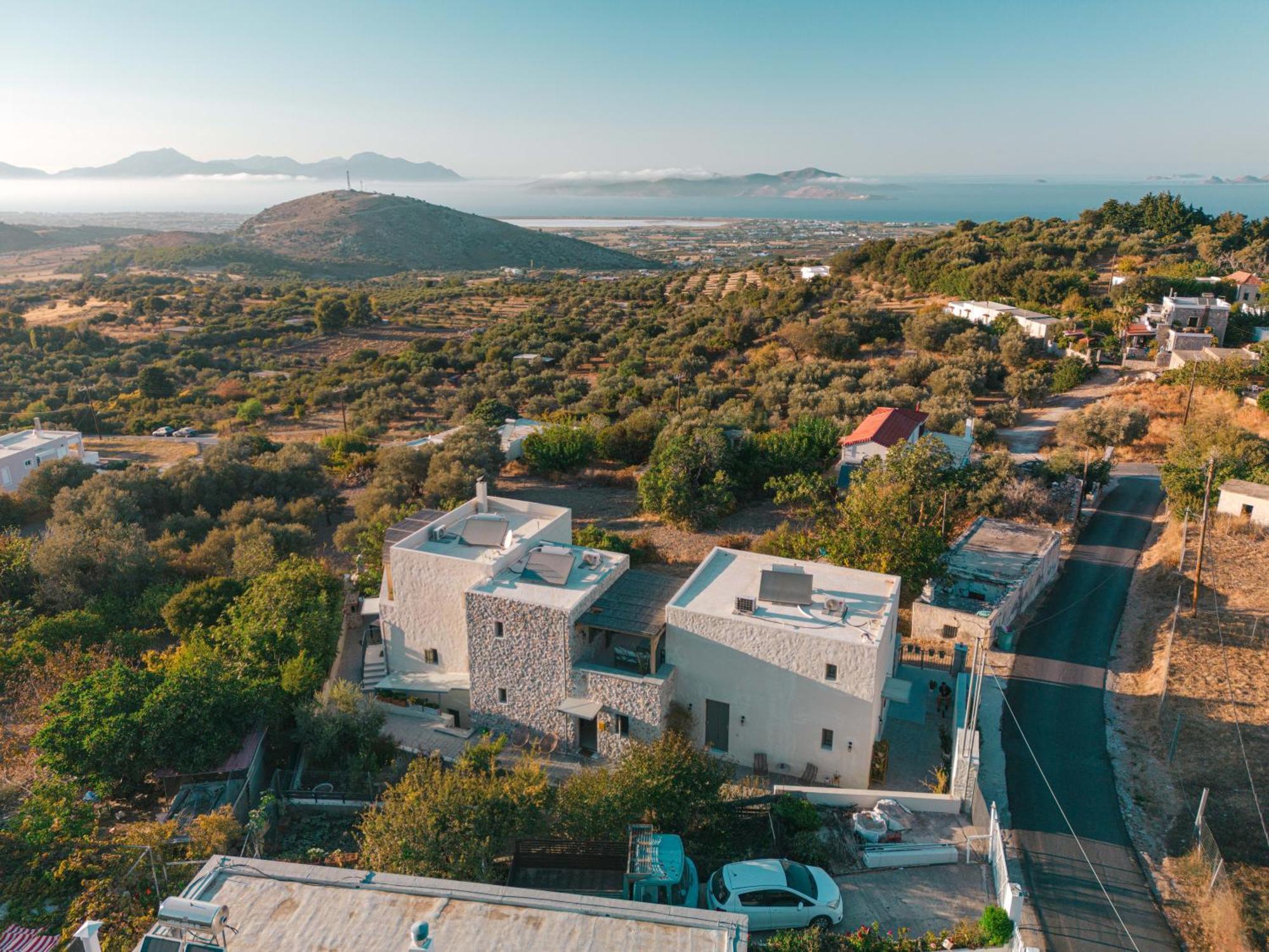 Villa Rosa - Luxury Villas With Panoramic Views Lagoudi Zia Buitenkant foto