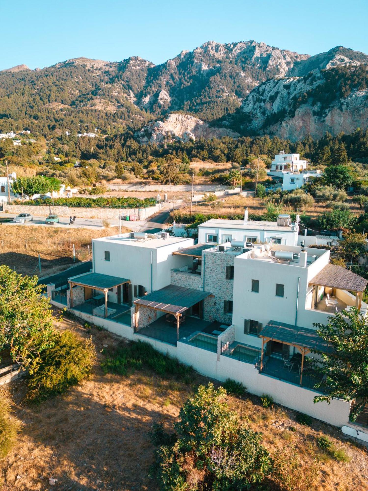 Villa Rosa - Luxury Villas With Panoramic Views Lagoudi Zia Buitenkant foto