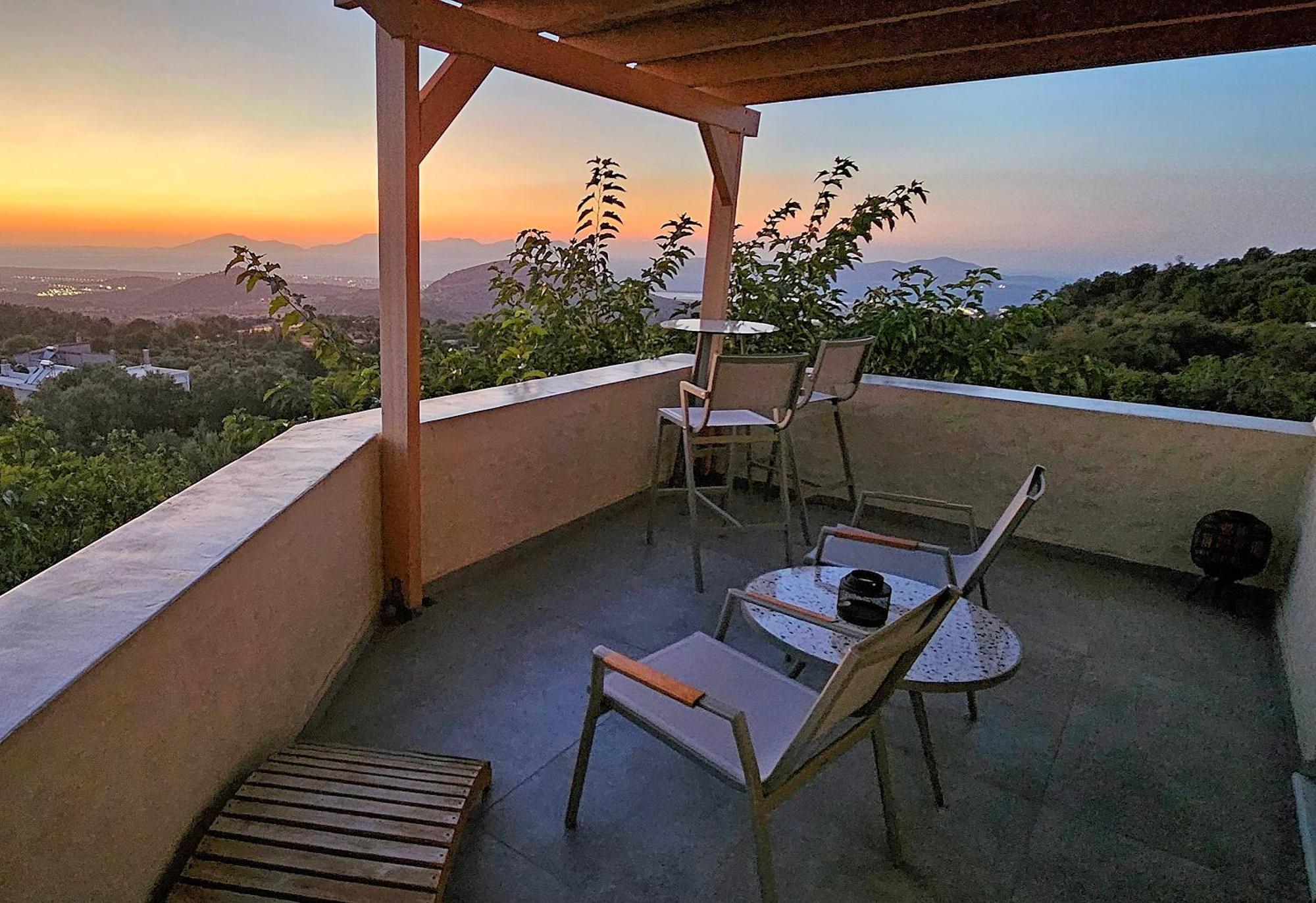 Villa Rosa - Luxury Villas With Panoramic Views Lagoudi Zia Buitenkant foto